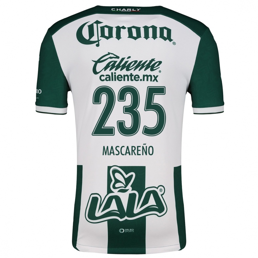 Men Football Luis Mascareño #235 Green White Home Jersey 2024/25 T-Shirt Australia