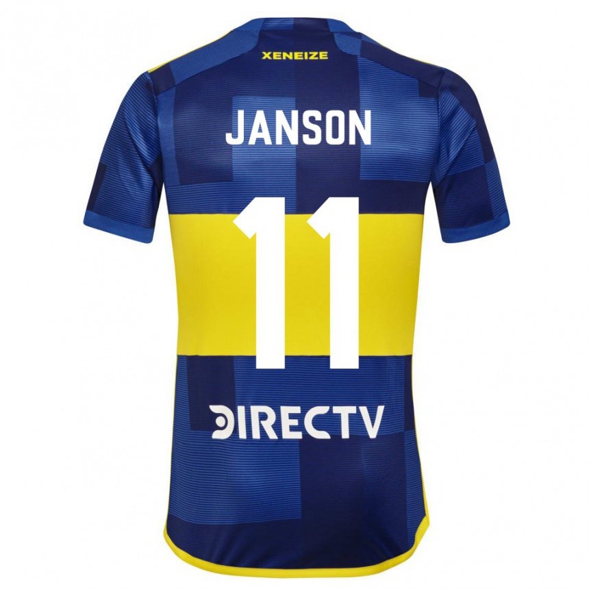 Men Football Lucas Janson #11 Blue Yellow Home Jersey 2024/25 T-Shirt Australia