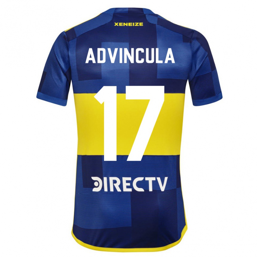 Men Football Luis Advincula #17 Blue Yellow Home Jersey 2024/25 T-Shirt Australia