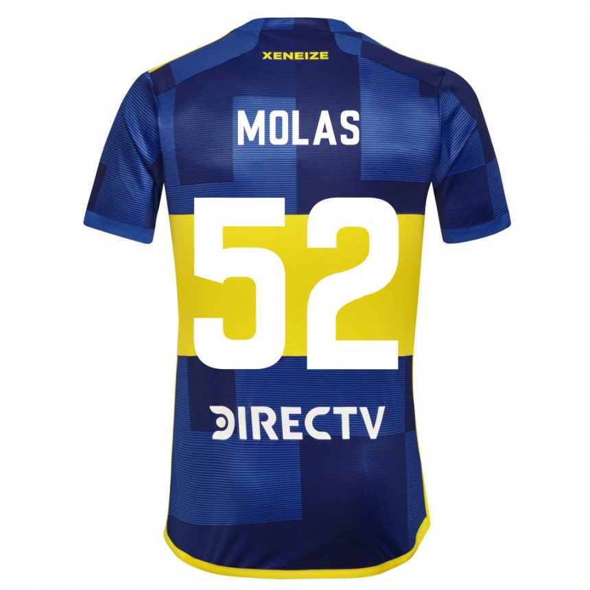 Men Football Walter Molas #52 Blue Yellow Home Jersey 2024/25 T-Shirt Australia