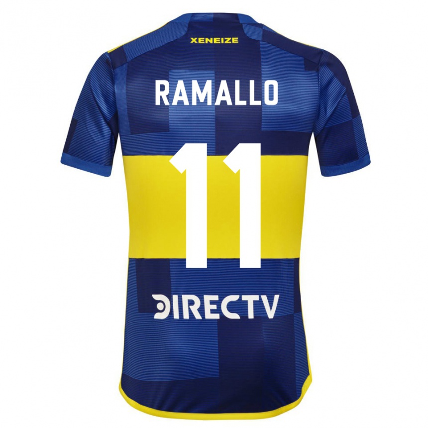 Men Football Yael Ramallo #11 Blue Yellow Home Jersey 2024/25 T-Shirt Australia