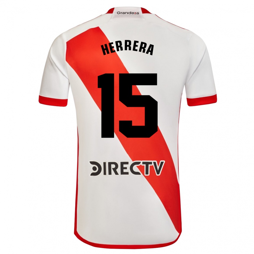 Men Football Andrés Herrera #15 White Red Home Jersey 2024/25 T-Shirt Australia