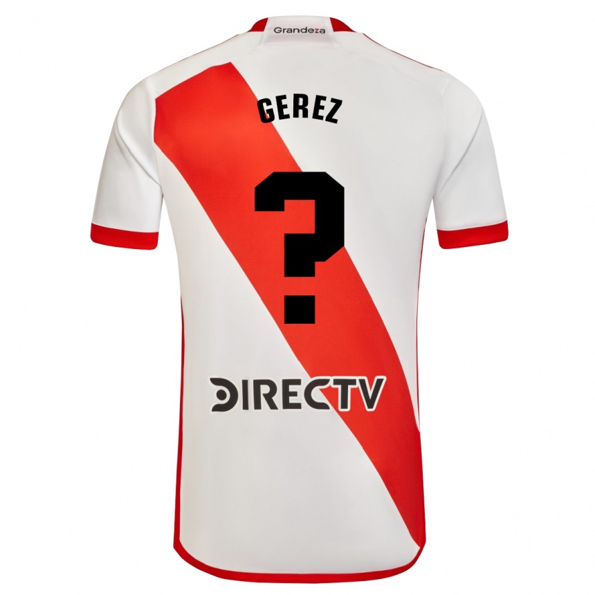 Men Football Dylan Gerez #0 White Red Home Jersey 2024/25 T-Shirt Australia