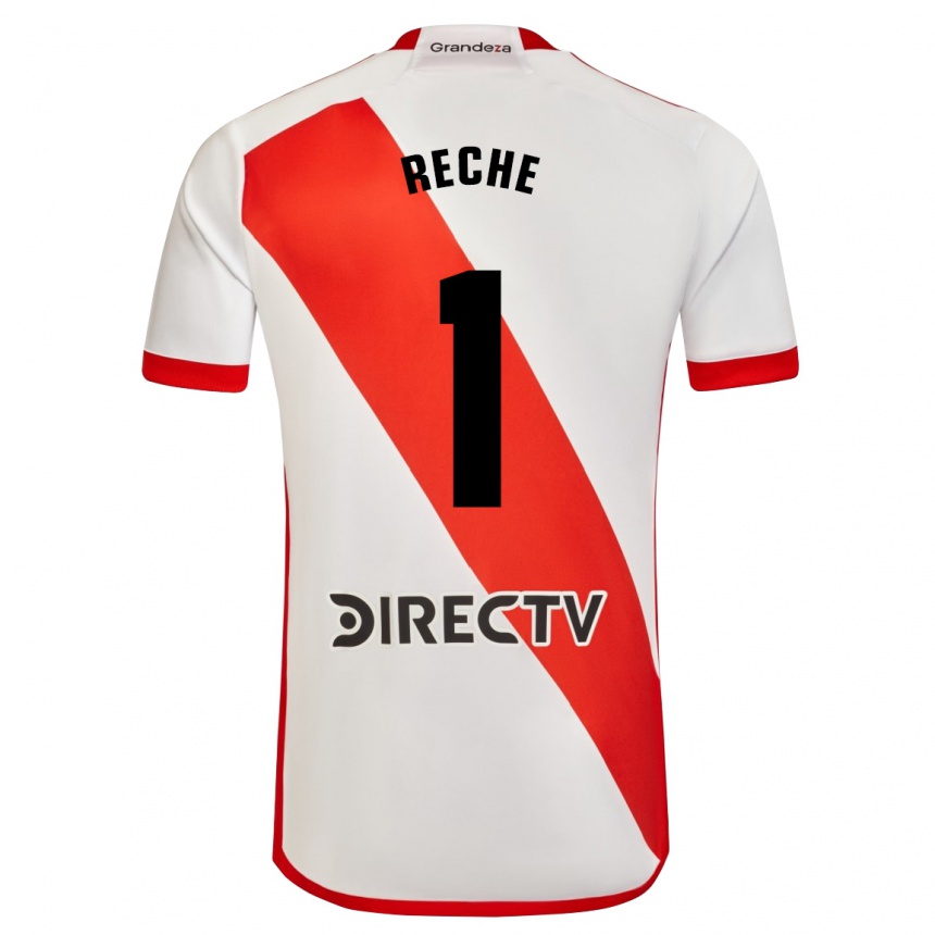 Men Football Abril Reche #1 White Red Home Jersey 2024/25 T-Shirt Australia