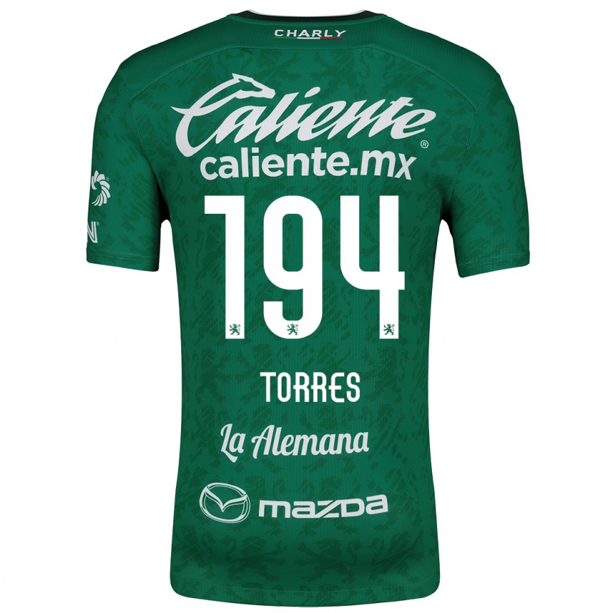 Men Football Erick Torres #194 Green White Home Jersey 2024/25 T-Shirt Australia