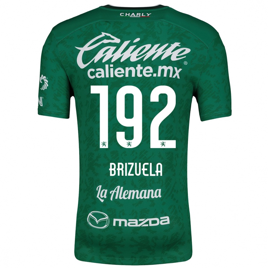 Men Football Juan Brizuela #192 Green White Home Jersey 2024/25 T-Shirt Australia