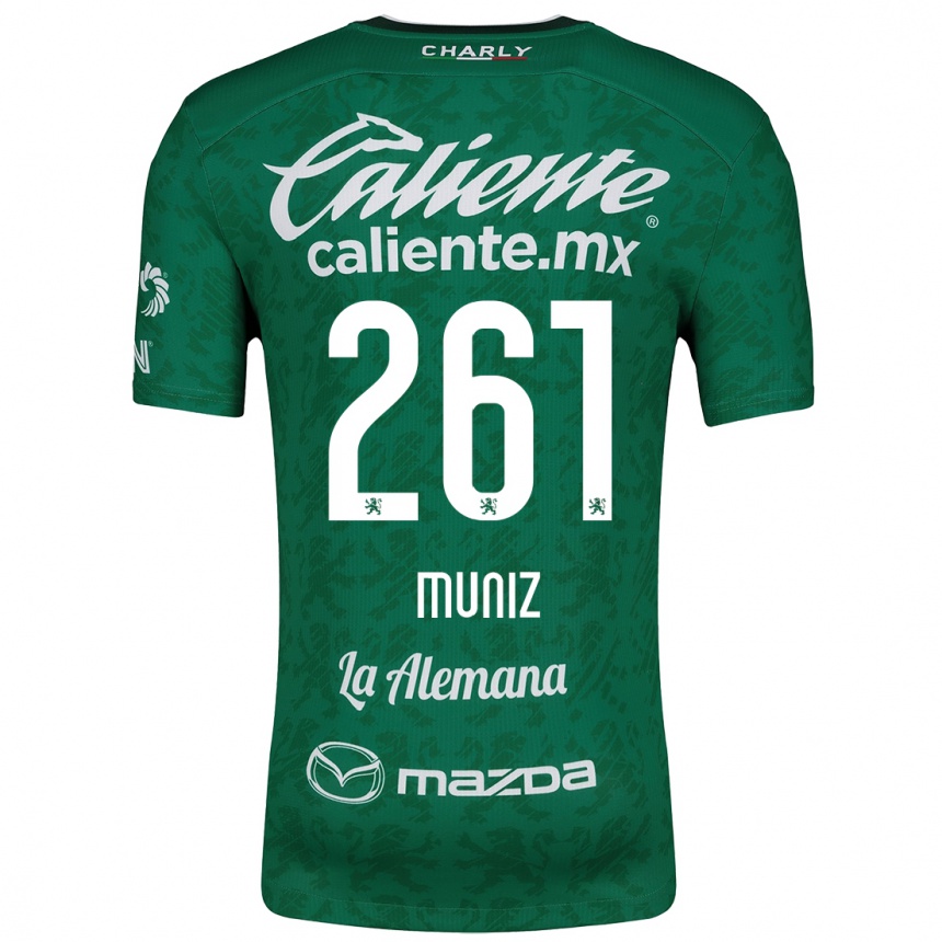 Men Football César Muñiz #261 Green White Home Jersey 2024/25 T-Shirt Australia