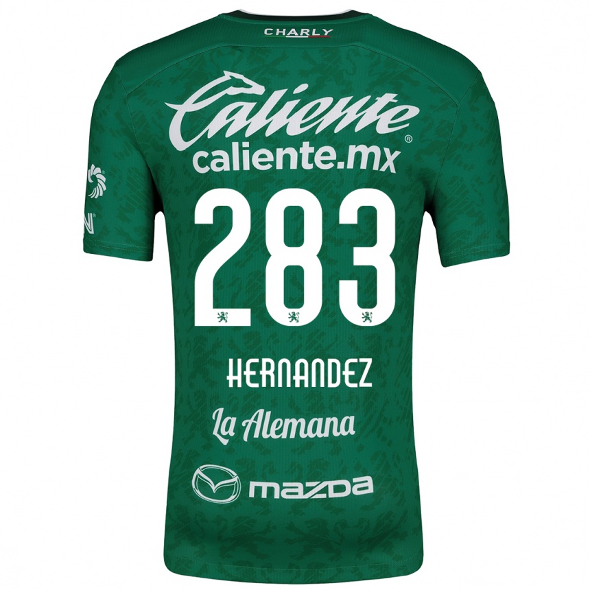 Men Football Karin Hernández #283 Green White Home Jersey 2024/25 T-Shirt Australia