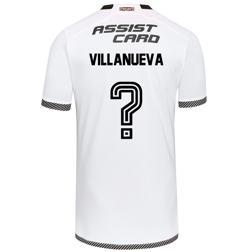 Men Football Eduardo Villanueva #0 White Black Home Jersey 2024/25 T-Shirt Australia