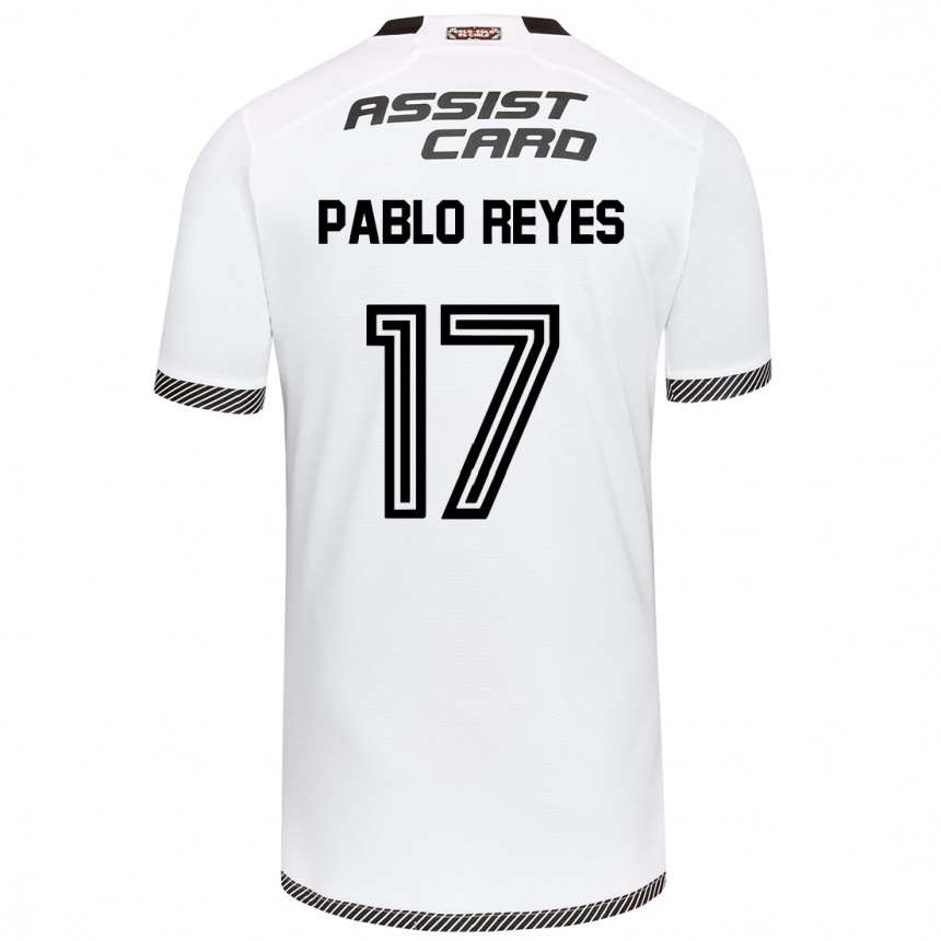 Men Football Juan Pablo Reyes #17 White Black Home Jersey 2024/25 T-Shirt Australia