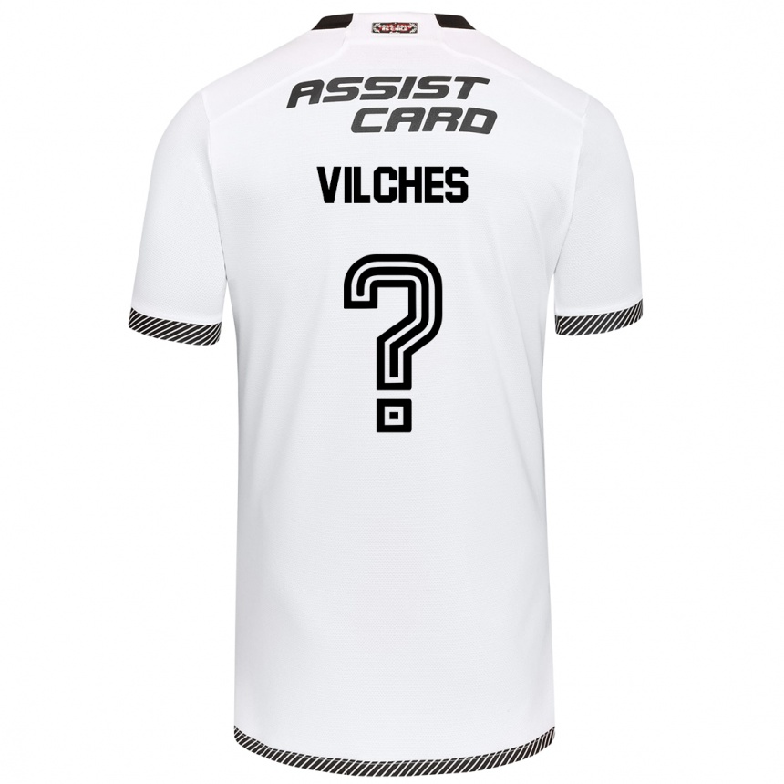 Men Football Patricio Vilches #0 White Black Home Jersey 2024/25 T-Shirt Australia