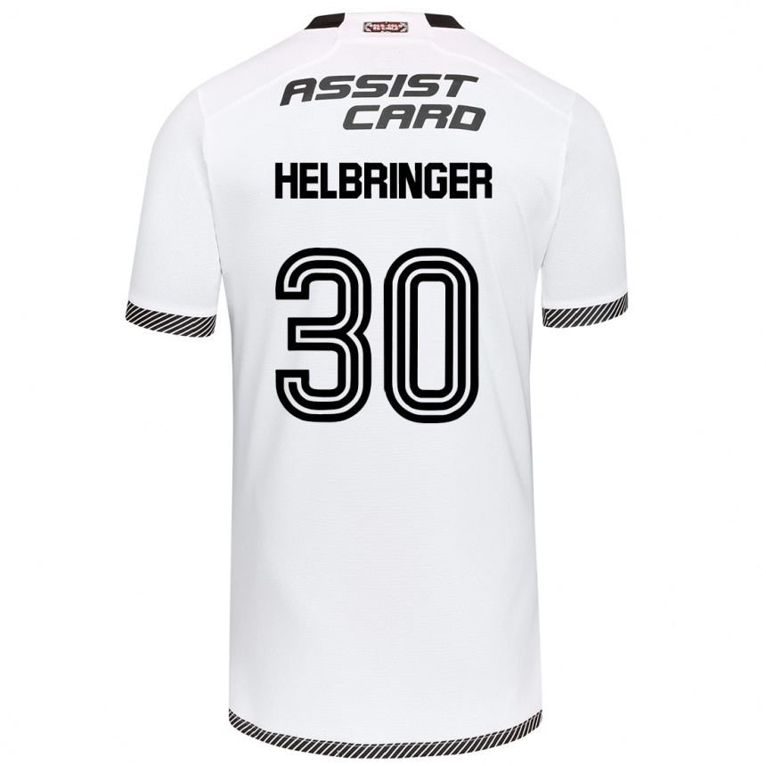 Men Football Aixa Helbringer #30 White Black Home Jersey 2024/25 T-Shirt Australia