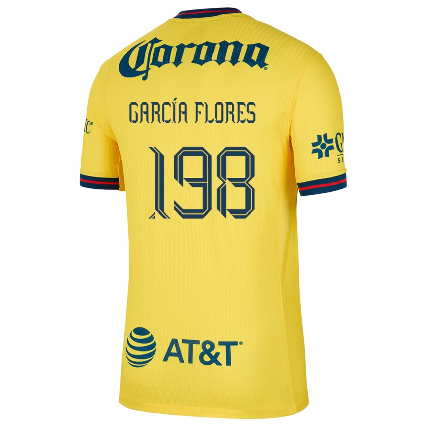 Men Football Francisco García Flores #198 Yellow Blue Home Jersey 2024/25 T-Shirt Australia