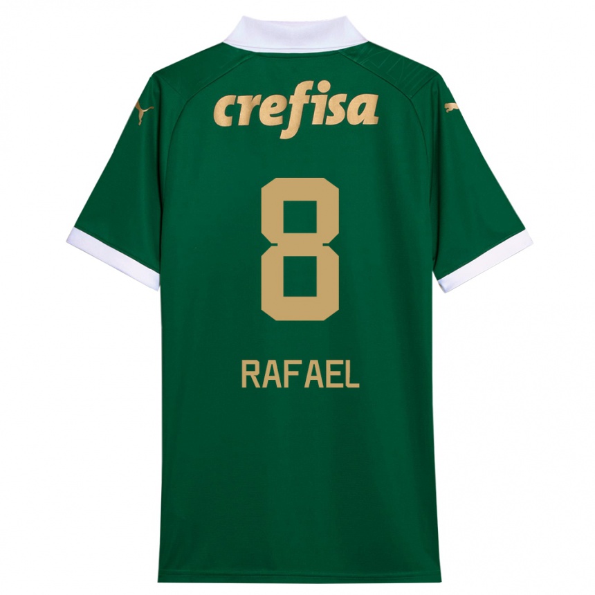 Men Football Zé Rafael #8 Green White Home Jersey 2024/25 T-Shirt Australia