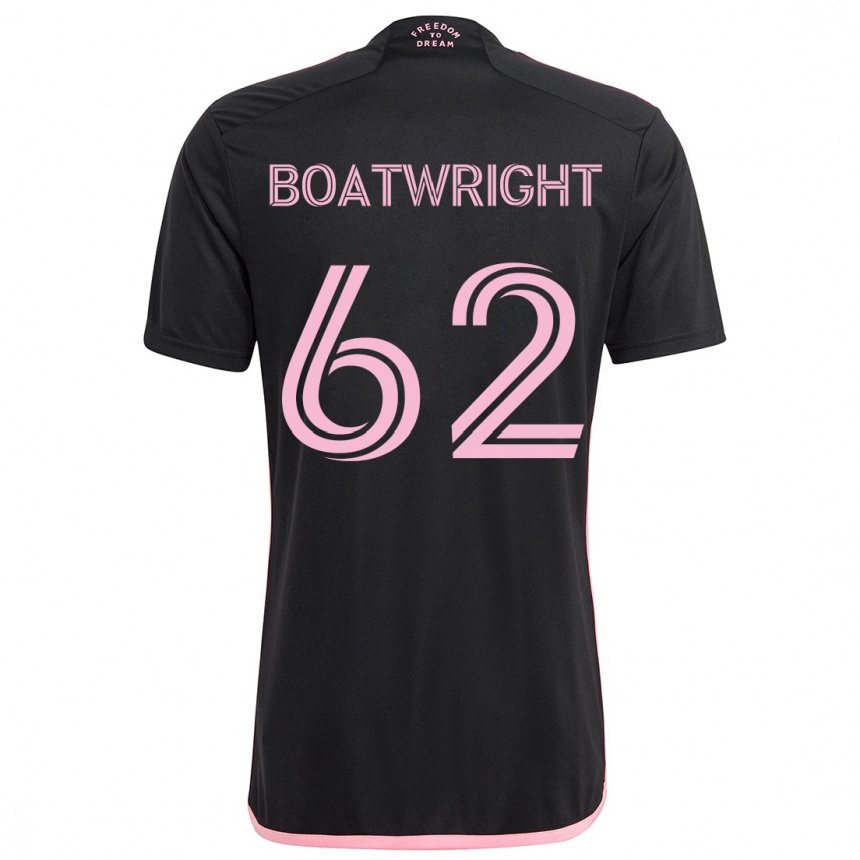 Men Football Israel Boatwright #62 Black Away Jersey 2024/25 T-Shirt Australia