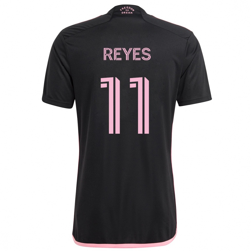 Men Football Dairon Reyes #11 Black Away Jersey 2024/25 T-Shirt Australia