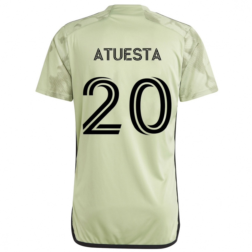 Men Football Eduard Atuesta #20 Light Green Away Jersey 2024/25 T-Shirt Australia