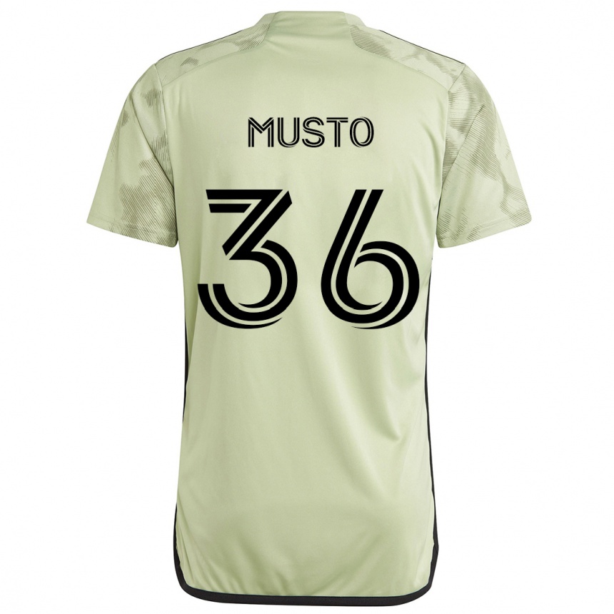 Men Football Tommy Musto #36 Light Green Away Jersey 2024/25 T-Shirt Australia