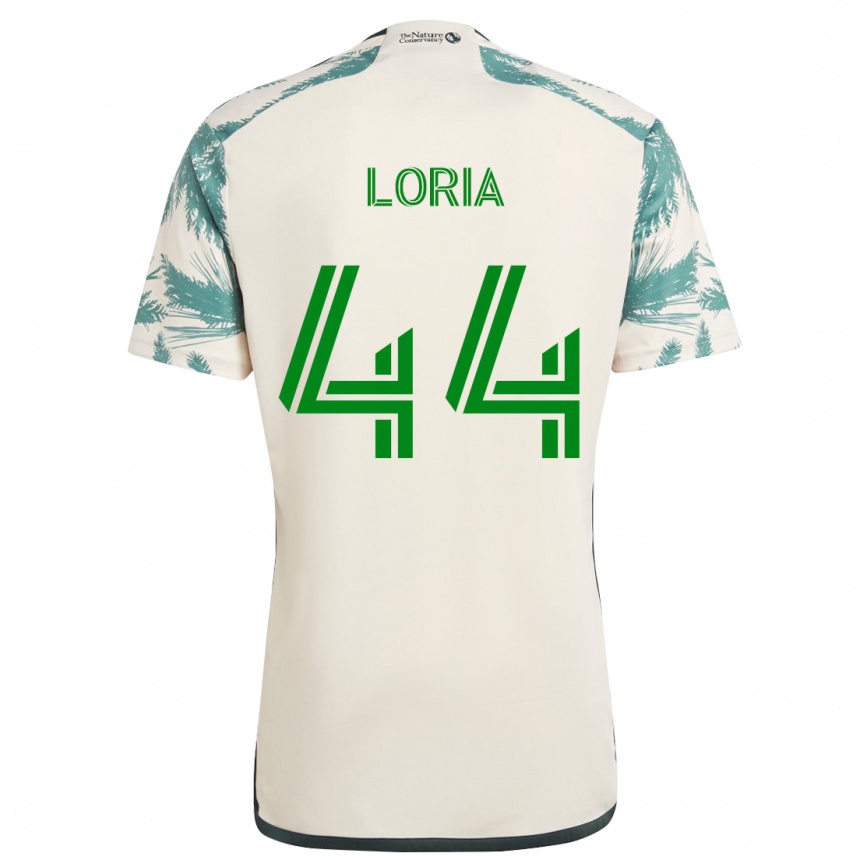 Men Football Marvin Loría #44 Beige Brown Away Jersey 2024/25 T-Shirt Australia