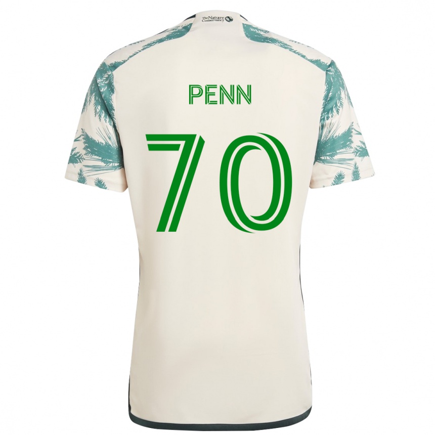 Men Football Josh Penn #70 Beige Brown Away Jersey 2024/25 T-Shirt Australia