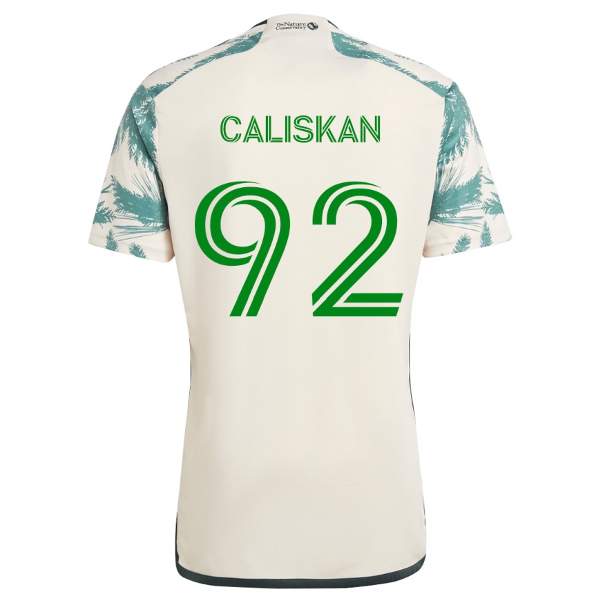 Men Football Noel Caliskan #92 Beige Brown Away Jersey 2024/25 T-Shirt Australia