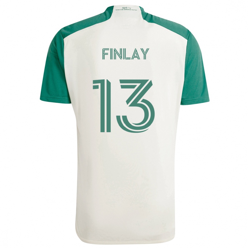 Men Football Ethan Finlay #13 Tan Green Away Jersey 2024/25 T-Shirt Australia