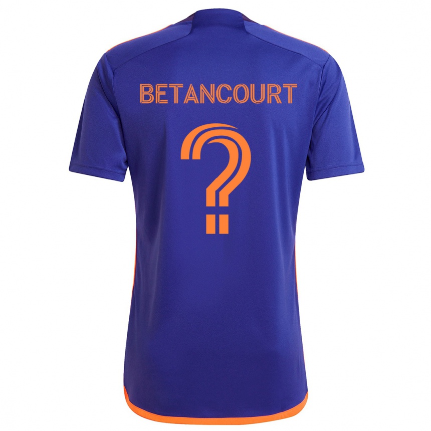 Men Football Noah Betancourt #0 Purple Orange Away Jersey 2024/25 T-Shirt Australia