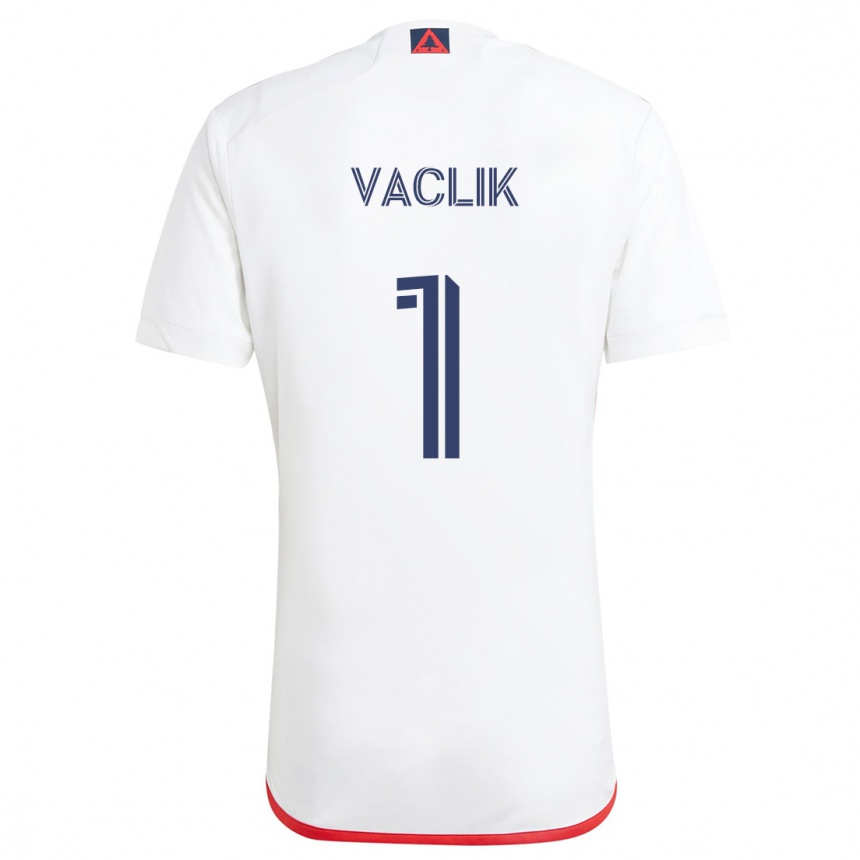 Men Football Tomas Vaclik #1 White Red Away Jersey 2024/25 T-Shirt Australia