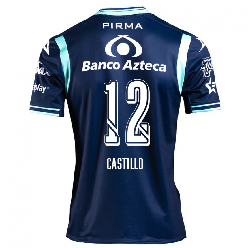 Men Football Raúl Castillo #12 Navy Blue Away Jersey 2024/25 T-Shirt Australia