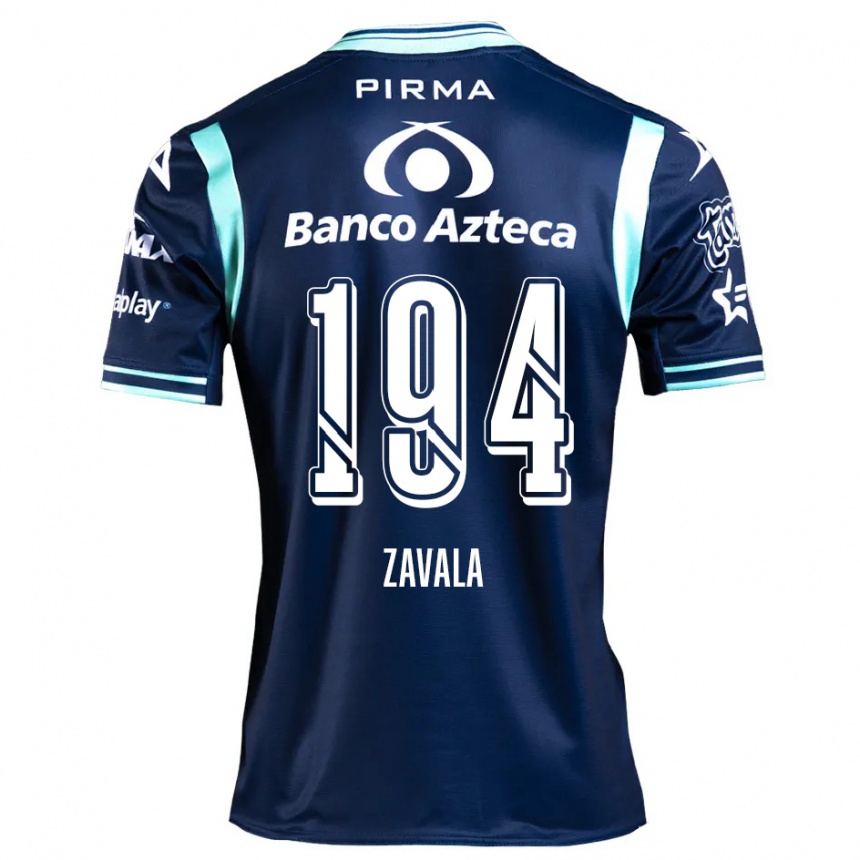 Men Football Arath Zavala #194 Navy Blue Away Jersey 2024/25 T-Shirt Australia