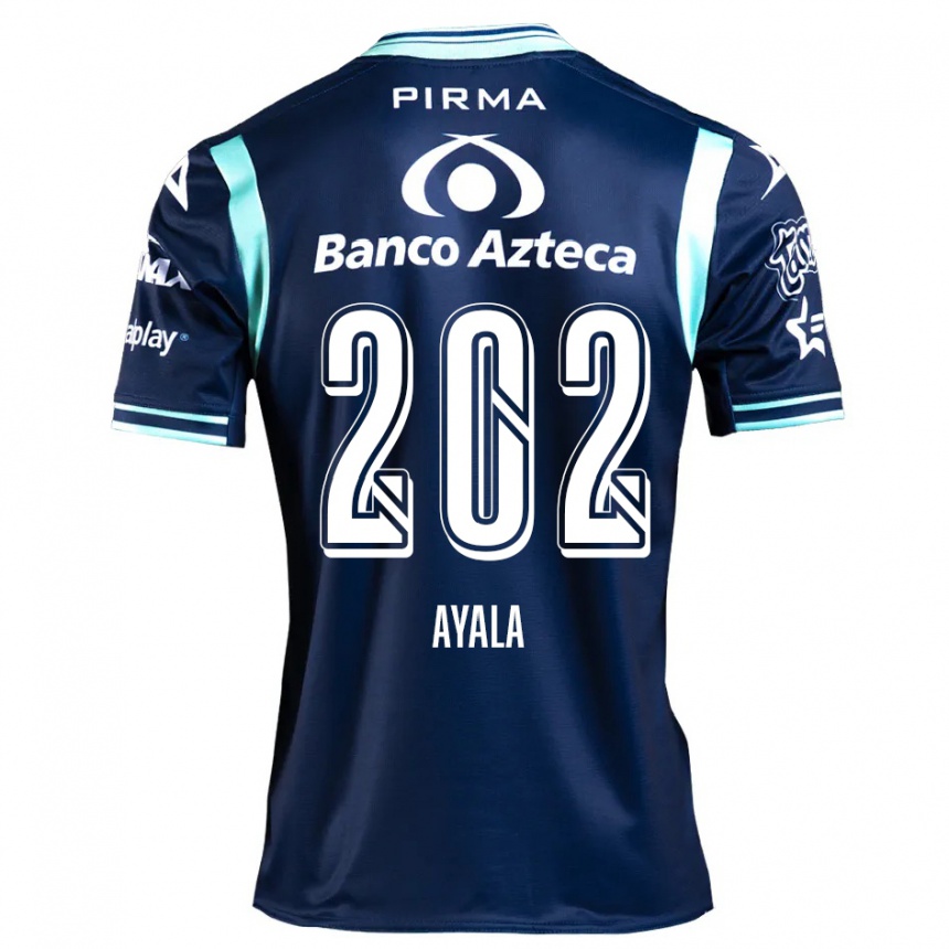 Men Football Diego Ayala #202 Navy Blue Away Jersey 2024/25 T-Shirt Australia