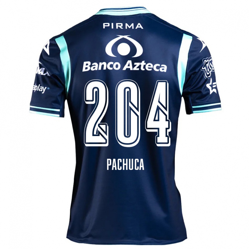 Men Football José Pachuca #204 Navy Blue Away Jersey 2024/25 T-Shirt Australia