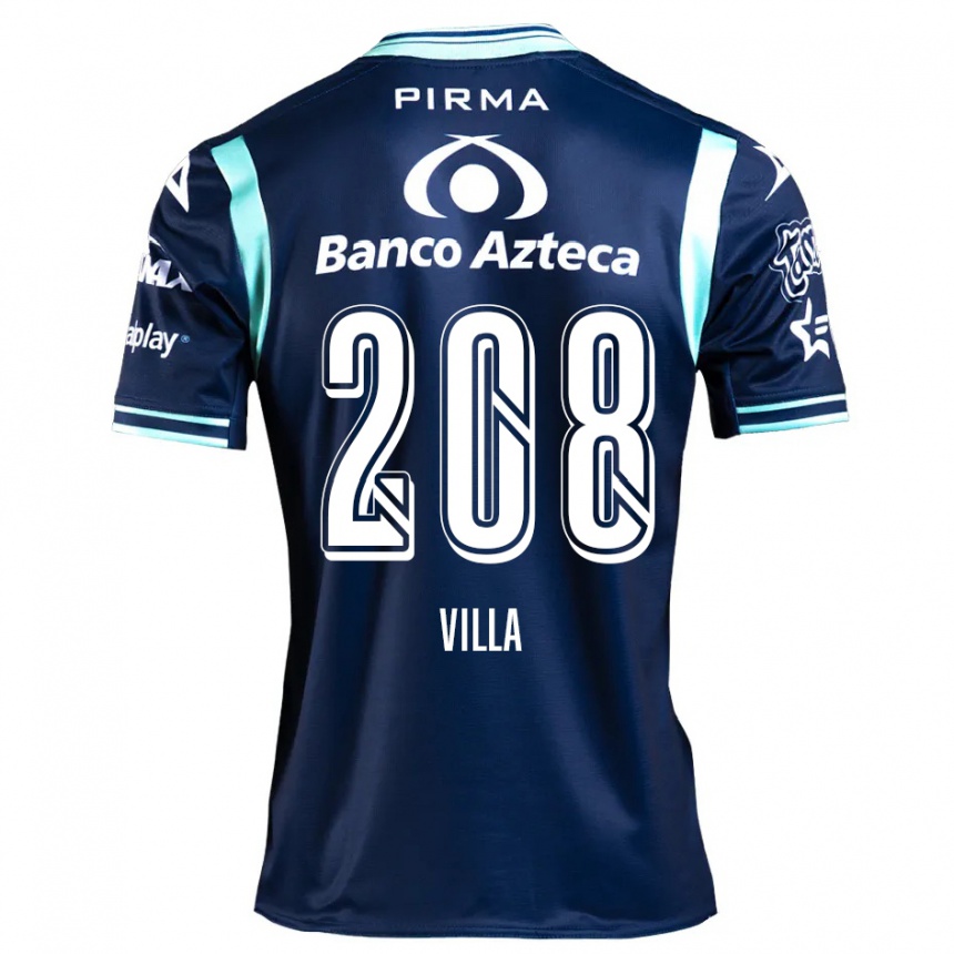 Men Football Patrick Villa #208 Navy Blue Away Jersey 2024/25 T-Shirt Australia