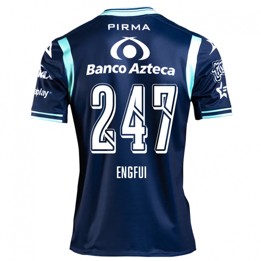 Men Football Emilio Engfui #247 Navy Blue Away Jersey 2024/25 T-Shirt Australia