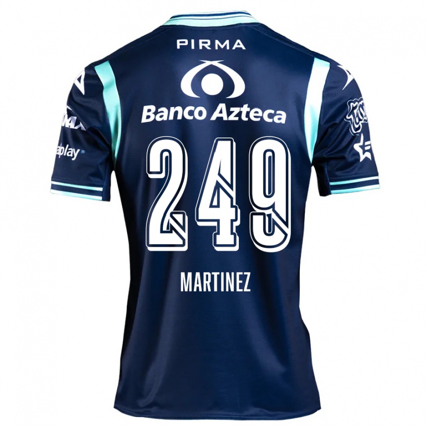 Men Football Juan Martínez #249 Navy Blue Away Jersey 2024/25 T-Shirt Australia