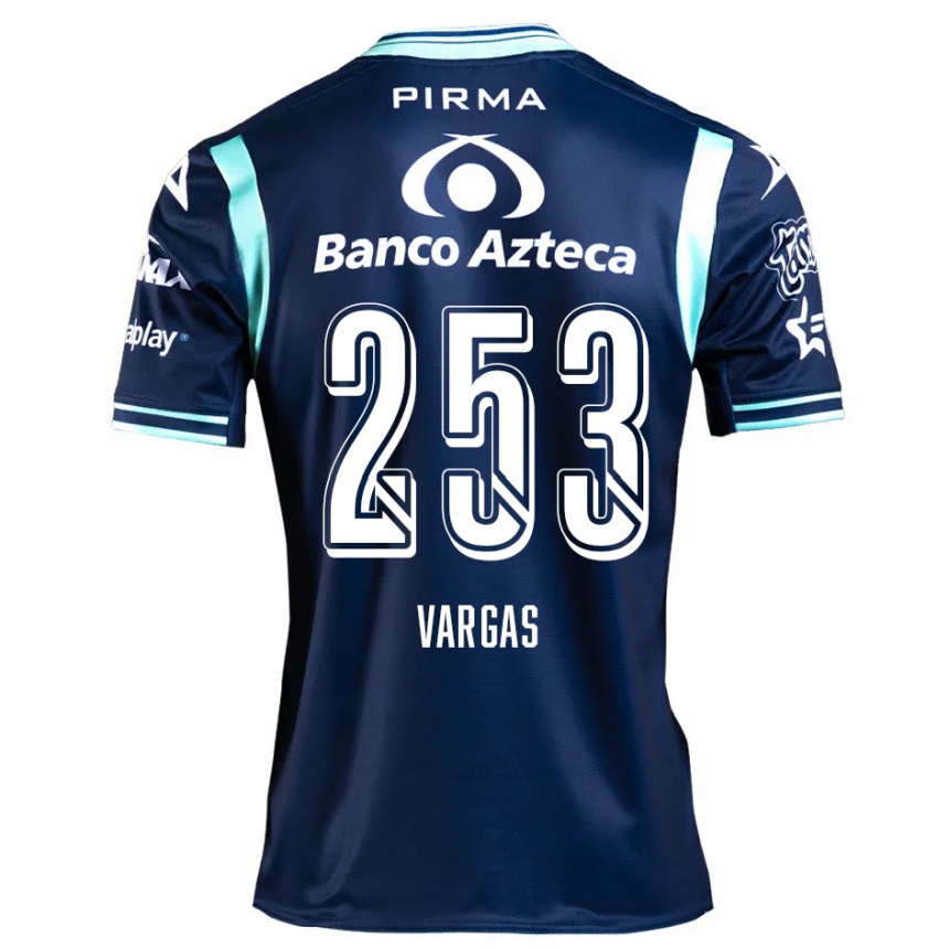 Men Football Edwin Vargas #253 Navy Blue Away Jersey 2024/25 T-Shirt Australia