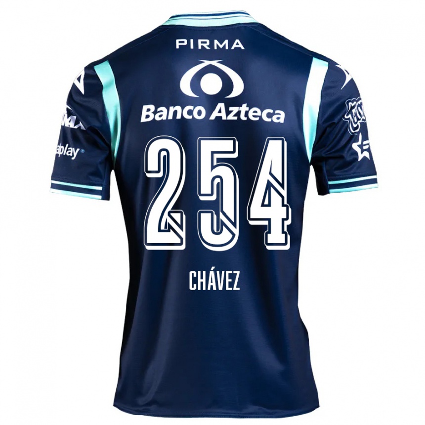 Men Football José Chávez #254 Navy Blue Away Jersey 2024/25 T-Shirt Australia