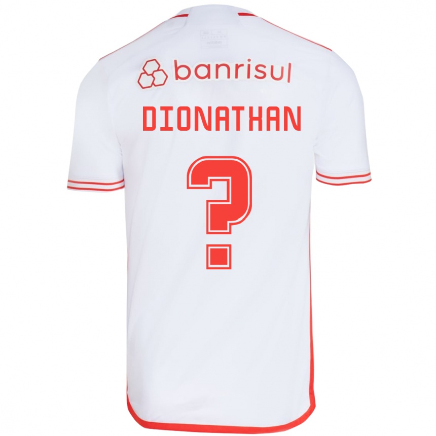 Men Football Dionathan #0 White Red Away Jersey 2024/25 T-Shirt Australia