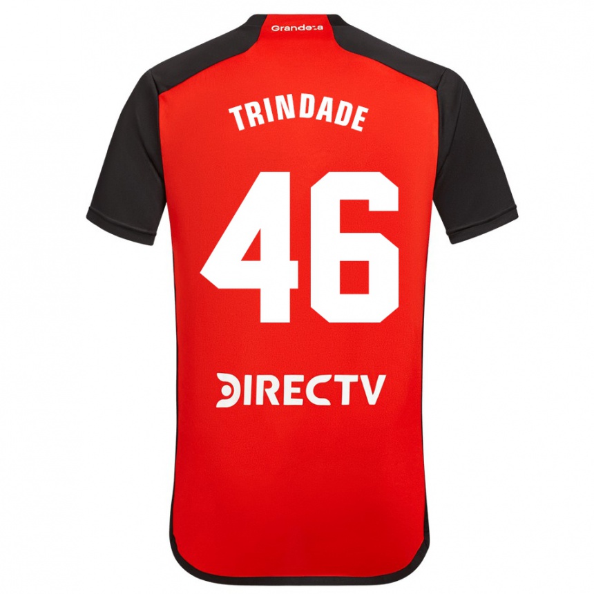 Men Football Gonzalo Trindade #46 Red Black White Away Jersey 2024/25 T-Shirt Australia