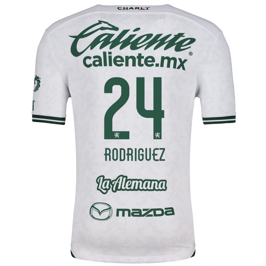 Men Football Osvaldo Rodríguez #24 White Green Away Jersey 2024/25 T-Shirt Australia