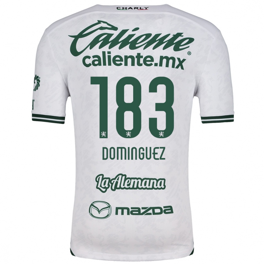 Men Football Jesús Domínguez #183 White Green Away Jersey 2024/25 T-Shirt Australia