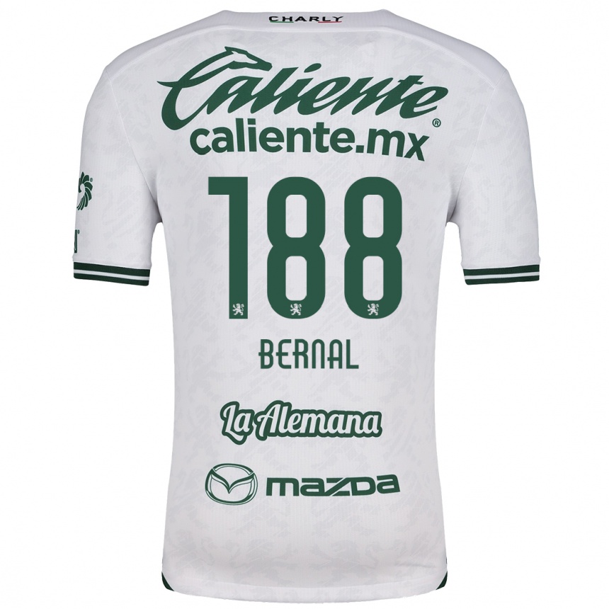 Men Football Juan Bernal #188 White Green Away Jersey 2024/25 T-Shirt Australia