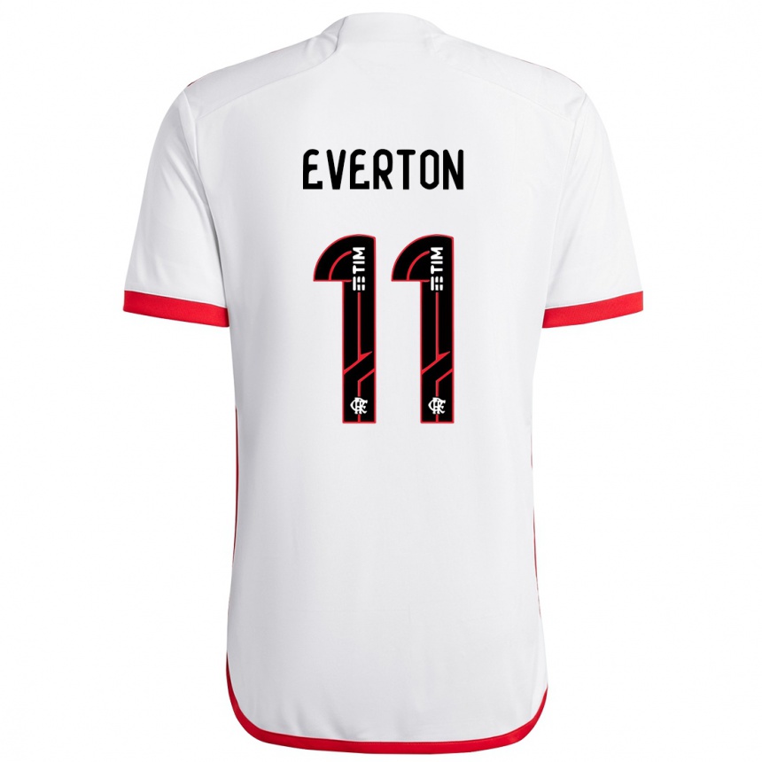 Men Football Everton #11 White Red Away Jersey 2024/25 T-Shirt Australia