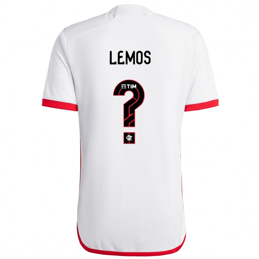 Men Football Pedro Lemos #0 White Red Away Jersey 2024/25 T-Shirt Australia