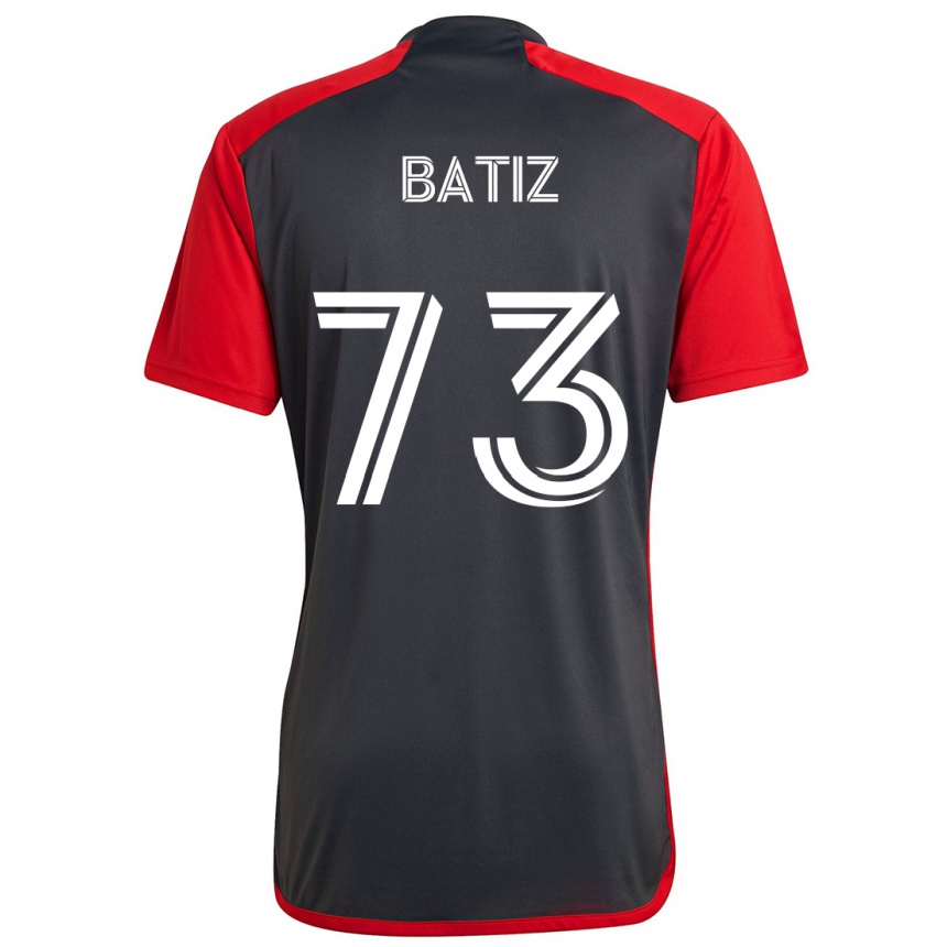 Women Football Jesus Batiz #73 Grayn Red Home Jersey 2024/25 T-Shirt Australia