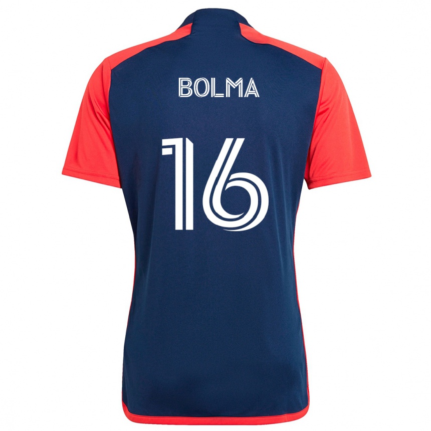 Women Football Josh Bolma #16 Blue Red Home Jersey 2024/25 T-Shirt Australia