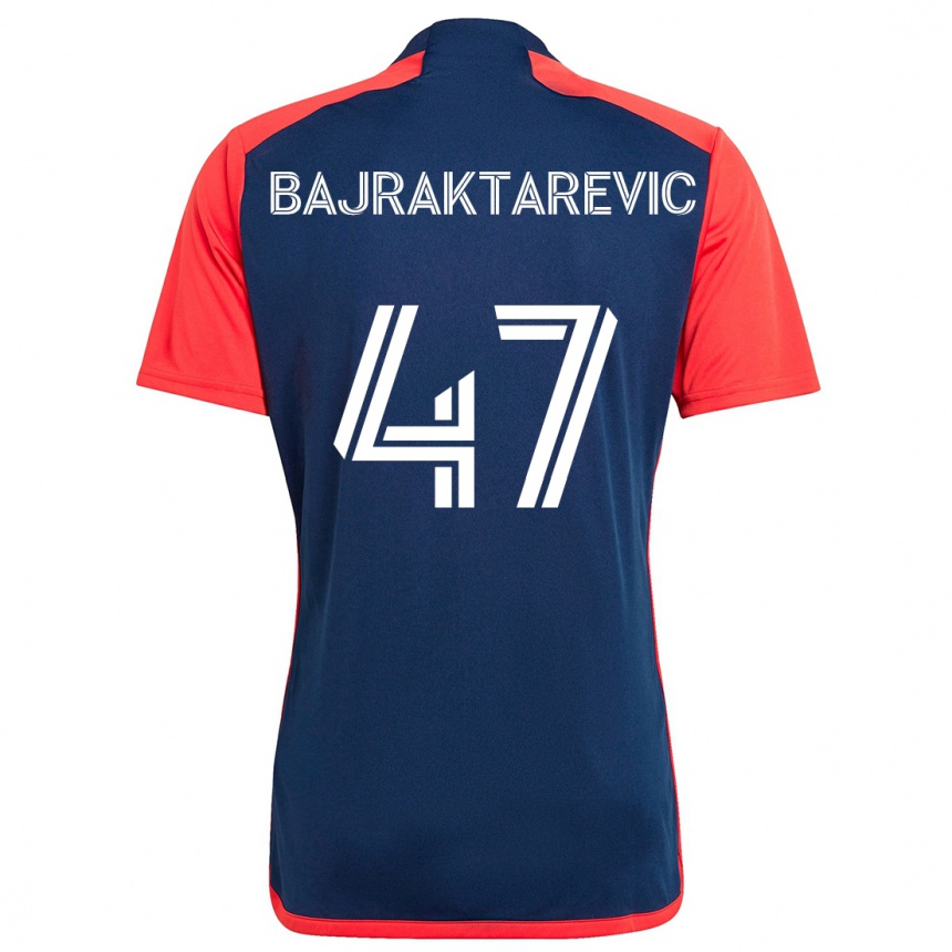 Women Football Esmir Bajraktarevic #47 Blue Red Home Jersey 2024/25 T-Shirt Australia