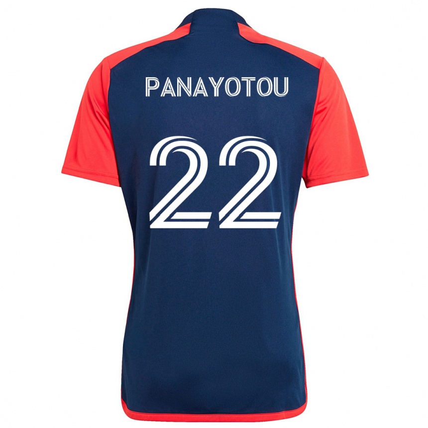 Women Football Jack Panayotou #22 Blue Red Home Jersey 2024/25 T-Shirt Australia