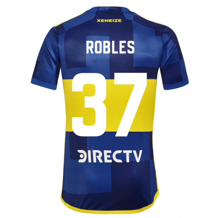 Women Football Sebastian Diaz Robles #37 Blue Yellow Home Jersey 2024/25 T-Shirt Australia