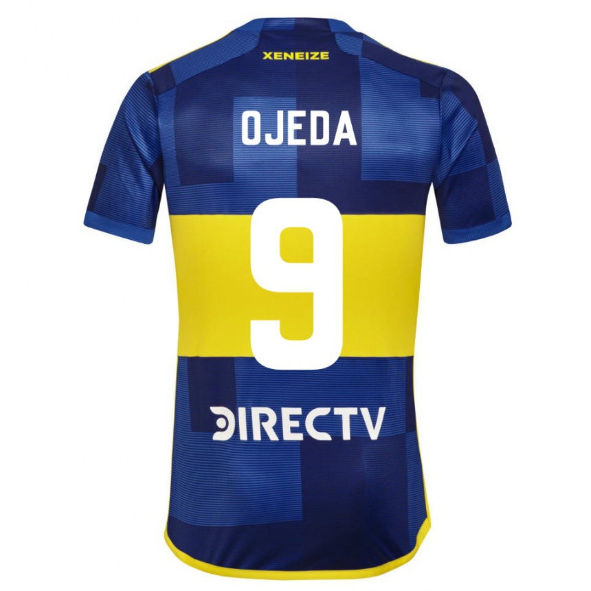 Women Football Andrea Ojeda #9 Blue Yellow Home Jersey 2024/25 T-Shirt Australia